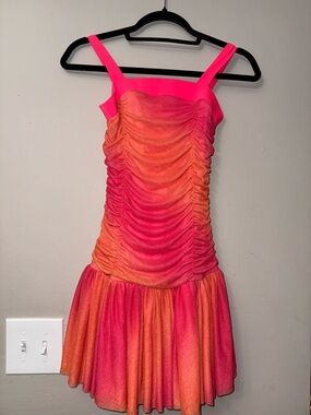 Amy's Closet Hot Pink Spaghetti Strap Dress